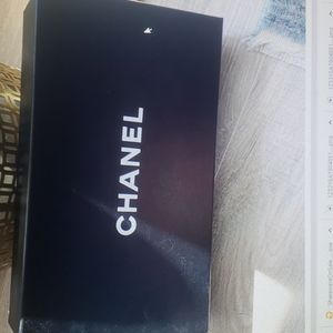 Chanel woman's shoe box, Size 11.5" by 6.5" by 3.5" high